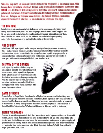 Bruce Lee The Master Collection [5xBlu-Ray]