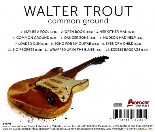 Walter Trout: Common Ground [CD]