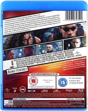 Chronicles Of Riddick (Kroniki Riddicka) [Blu-Ray]