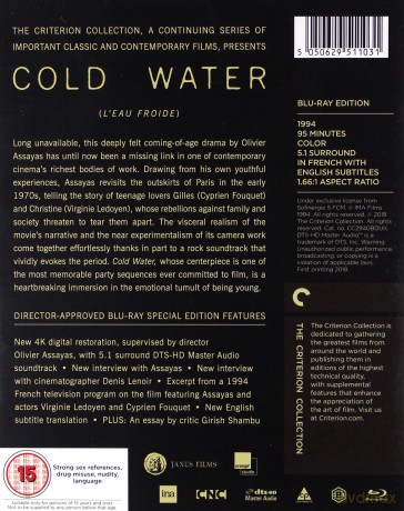 Cold Water (1994) (Criterion Collection) (Zimna woda) [Blu-Ray]