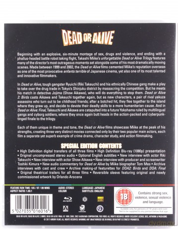 Dead Or Alive Trilogy (Żywi lub martwi 1-3) [2xBlu-Ray]