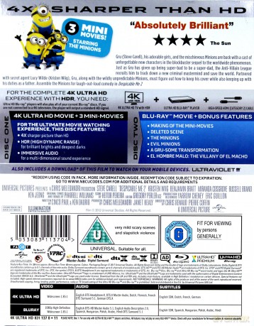 Despicable Me 2 (Minionki rozrabiają) [Blu-Ray 4K]+[Blu-Ray]