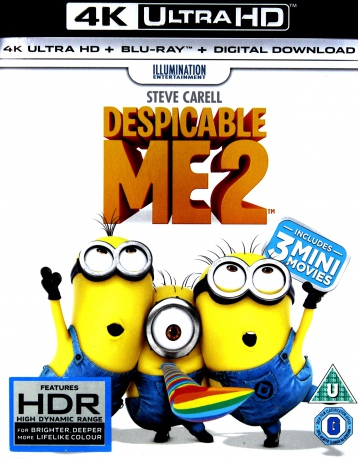 Despicable Me 2 (Minionki rozrabiają) [Blu-Ray 4K]+[Blu-Ray]