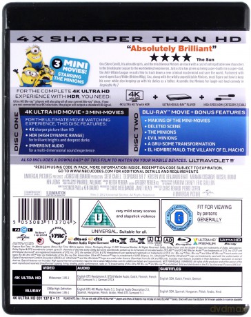 Despicable Me 2 (Minionki rozrabiają) [Blu-Ray 4K]+[Blu-Ray]