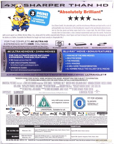 Despicable Me 2 (Minionki rozrabiają) [Blu-Ray 4K]+[Blu-Ray]