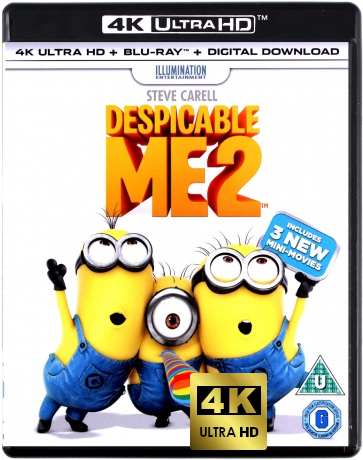 Despicable Me 2 (Minionki rozrabiają) [Blu-Ray 4K]+[Blu-Ray]
