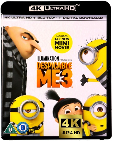 Despicable Me 3 (Gru, Dru i Minionki) [Blu-Ray 4K]+[Blu-Ray]