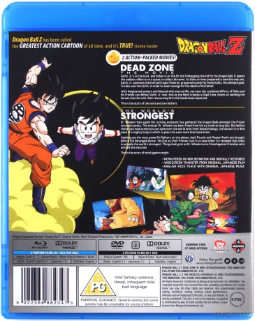 Dragon Ball Z Movie Collection One: Dead Zone / The Worlds Strongest (Dragon ball Z: Martwa strefa / Dragon ball Z: Najsilniejszy wojownik na ziemi) [2xBlu-Ray]