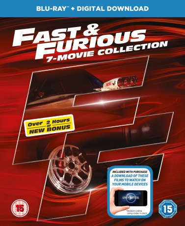Fast + Furious 1-7 (Szybcy i wściekli 1-7) [8xBlu-Ray]