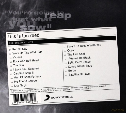Lou Reed: This Is.. (digipack) [CD]