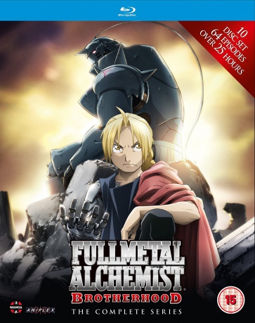 Fullmetal Alchemist Brotherhood - Complete Season Box Set (Episodes 1-64) [10xBlu-Ray]
