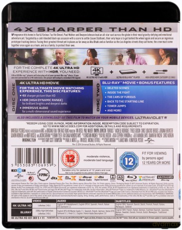 Szybcy i wściekli 7 [Blu-Ray 4K]+[Blu-Ray]