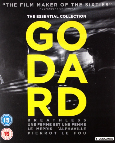 Godard The Essential Collection (Do utraty tchu / Kobieta jest kobietą / Pogarda / Alphaville / Szalony Piotruś) [5xBlu-Ray]
