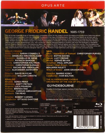 Handel Box Set [4xBlu-Ray]