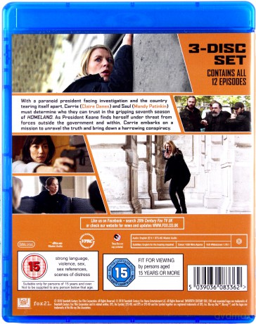Homeland Season 7 [3xBlu-Ray]