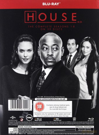 House M.D. Season 1-8 [39xBlu-Ray]