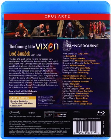 Crowebelljurowski: Janacekcunning Little Vixen [Blu-Ray]