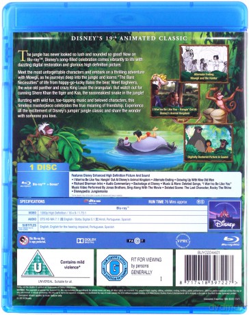 Jungle Book (Księga dżungli) (Disney) [Blu-Ray]