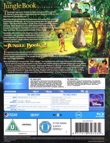Jungle Book 1-2 (Księga dżungli 1-2) [2xBlu-Ray]