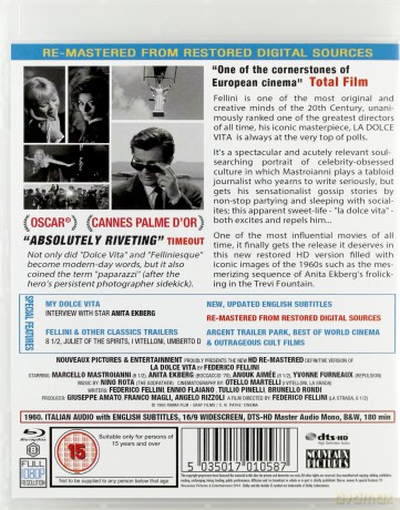 La Dolce Vita (Słodkie życie) [Blu-Ray]