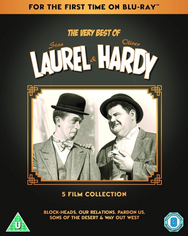 Laurel & Hardy: 5-Film Collection (Zakute łby / Kochana rodzinka / Proszę nam wybaczyć / Synowie pustyni / Jej obrońcy) [3xBlu-Ray]