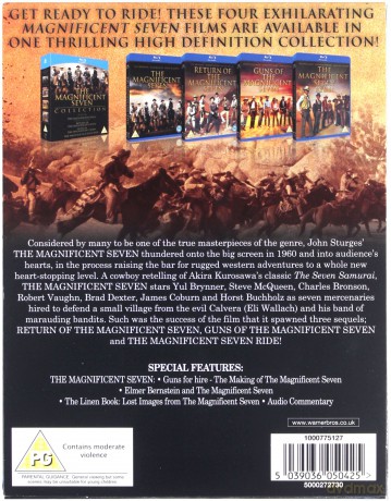 Magnificent Seven Collection (Siedmiu wspaniałych 1-4) [4xBlu-Ray]