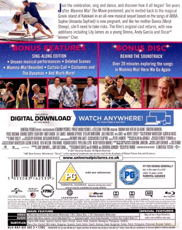 Mamma Mia: Here We Go Again! [Blu-Ray]+[DVD]
