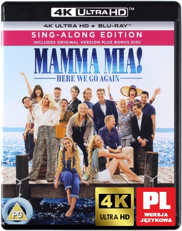 Mamma Mia: Here We Go Again! [Blu-Ray 4K]+[Blu-Ray]+[DVD]