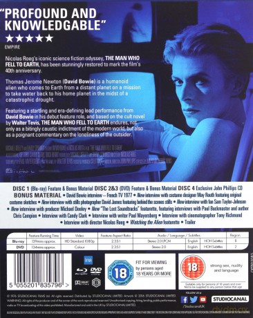 Man Who Fell To Earth (Człowiek, który spadł na ziemię) [4xBlu-Ray]