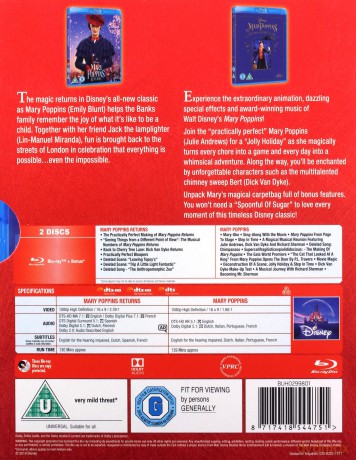 Mary Poppins Returns (Mary Poppins / Mary Poppins powraca) [2Blu-Ray]