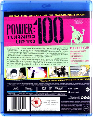 Mob Psycho 100: Season 1 [2xBlu-Ray]+[2DVD]