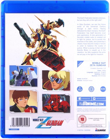 Mobile Suit Zeta Gundam Part 1 [3xBlu-Ray]