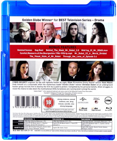 Mr. Robot: Season 1-3 (Mr. Robot) [8xBlu-Ray]