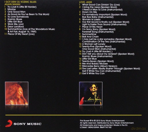 Janis Joplin: I Got Dem Ol' Kozmic Blues Again Mama! / Love, Janis [BOX] [2CD]