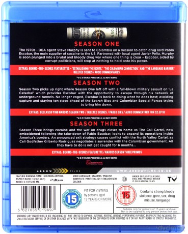 Narcos Season 1-3 [9xBlu-Ray]