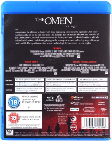 Omen Trilogy [3xBlu-Ray]