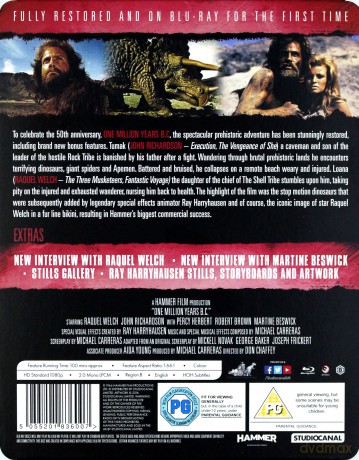One Million Years BC (Milion lat przed naszą erą) (steelbook) [Blu-Ray]
