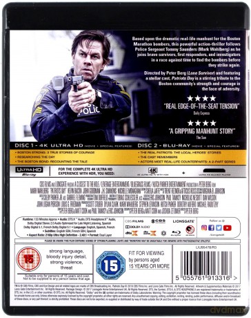 Patriots Day (Dzień patriotów) [Blu-Ray 4K]+[Blu-Ray]