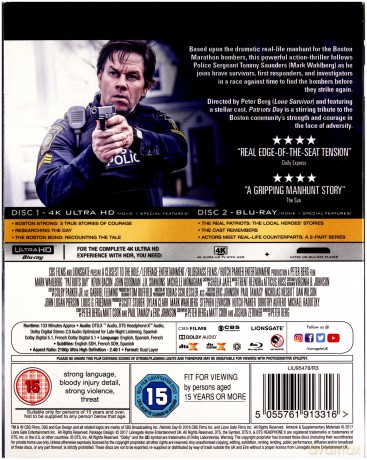 Patriots Day (Dzień patriotów) [Blu-Ray 4K]+[Blu-Ray]