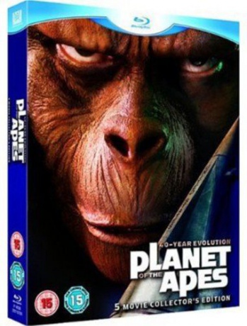 Planet Of The Apes Collection (Planeta małp / W podziemiach planety małp / Ucieczka z planety małp / Podbój planety małp / Bitwa o planetę małp) [5xBlu-Ray]