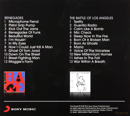 Rage Against The Machine: The Battle Of Los Angelos/ Renegades [BOX] [2CD]