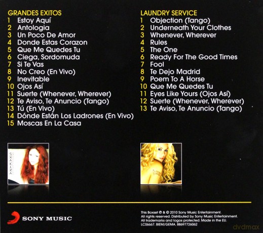 Shakira: Grandes Exitos/ Laundry Service BOX [2CD]