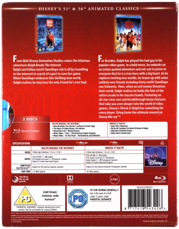 Ralph Breaks The Internet (Ralph Demolka / Ralph Demolka w internecie) [Blu-Ray]