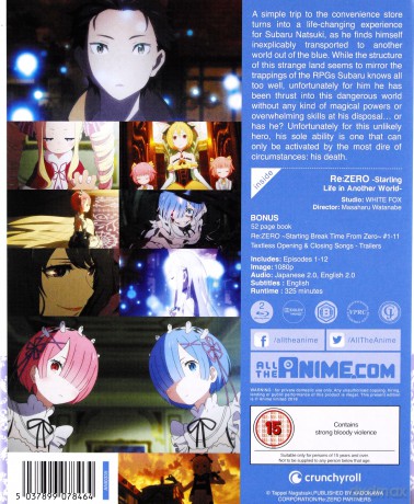 RE: Zero - Part 1 (Collector's Edition) [2xBlu-Ray]