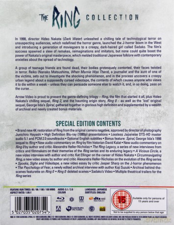 Ring - Collection (The Ring: Krąg / The Ring: Krąg 2 / The Ring: Krąg 0 - Narodziny) [3xBlu-Ray]