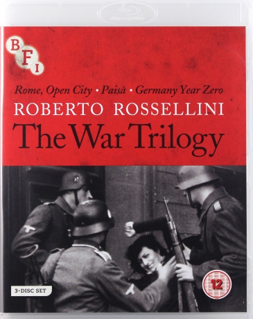 Roberto Rossellini: The War Trilogy (Rzym, miasto otwart / Paisa / Niemcy, rok zerowy / Miłość) [3xBlu-Ray]
