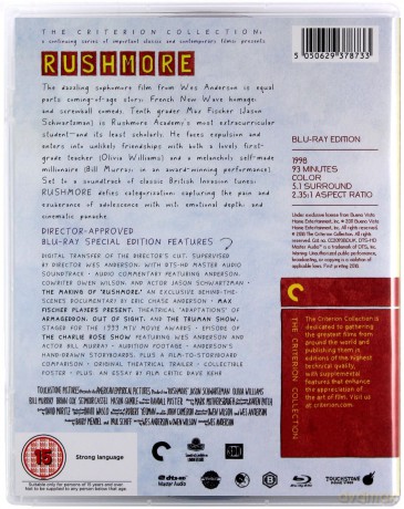 Rushmore (1998) (Criterion Collection) [Blu-Ray]