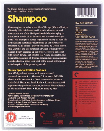 Shampoo (1975) (Criterion Collection) (Szampon) [Blu-Ray]