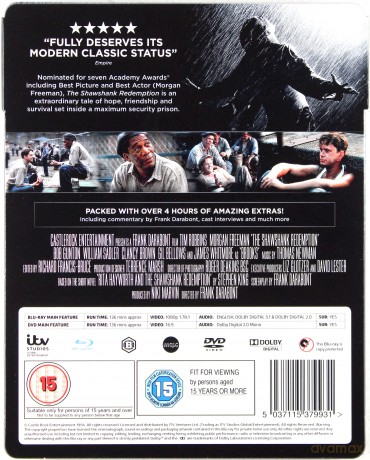 Shawshank Redemption (Skazani na Shawshank) (steelbook) [4xBlu-Ray]