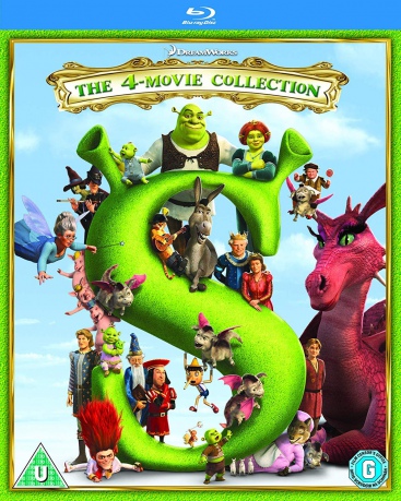 Shrek 1-4 Boxset - 2018 Artwork Refresh [4xBlu-Ray]